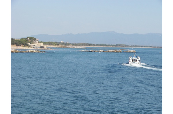 L’Escala from the sea