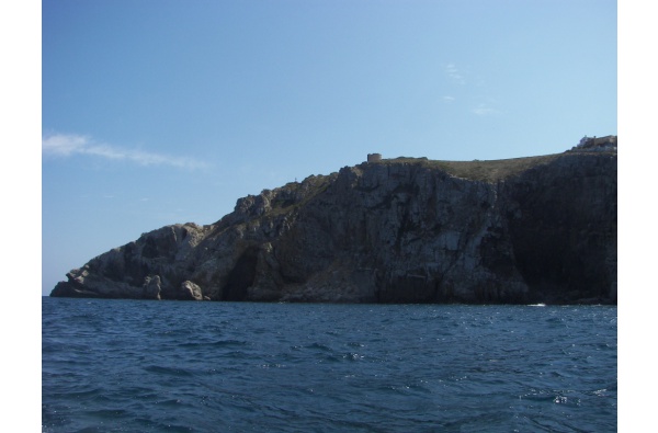 L’Escala from the sea