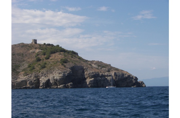 L’Escala from the sea