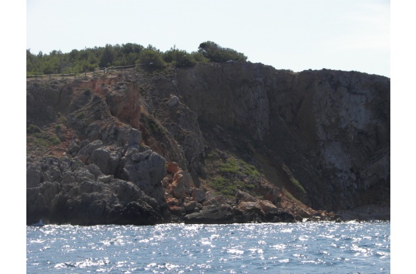 L’Escala from the sea