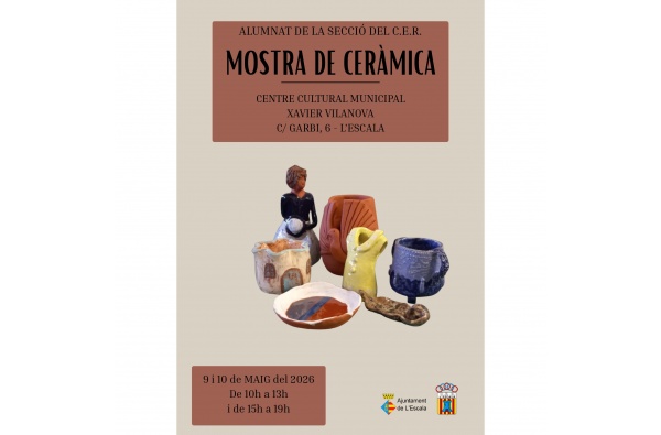 Mostra de ceràmica de l'alumnat de la secció del CER