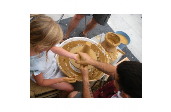 Pottery lathe demonstration and workshop